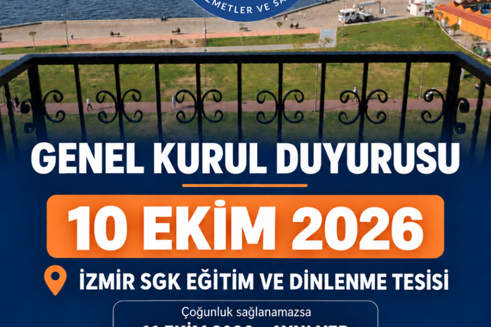 SAHA-SEN İLK OLAĞAN MERKEZ GENEL KURULU VE ORGAN SEÇİMLERİ DUYURUSU