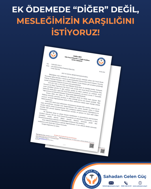 EK ÖDEME ADALETSİZLİĞİNE KARŞI SAHA-SEN MÜCADELESİ