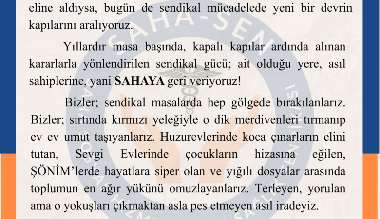 Tarihi İlan: Egemenlik Kayıtsız Şartsız SAHA'nındır!